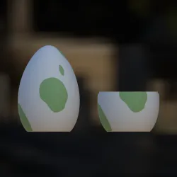 Pokémon egg inspired Easter egg