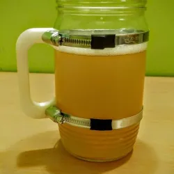 Post-apocalyptic style beer mug