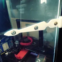 Prototype decorative hinge door hardware