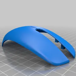 Razer Orochi v2 replacement top shell STL, STEP, F3D