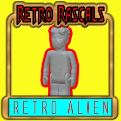 Retro  60s Style Alien