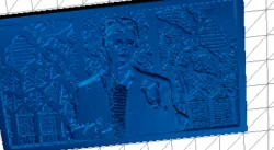 Rick Astley Lithophane
