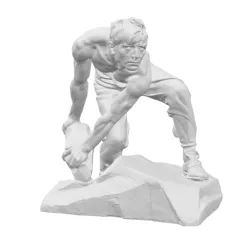 "Sculpture man at work"