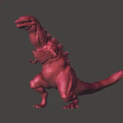 SHINAGAWA KUN SHIN GODZILLA 3RD FORM ULTRA DETAILED STL -KAIJU DRAGON MONSTER