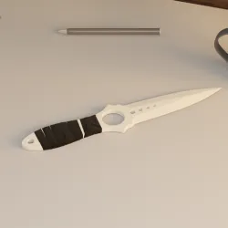 SKELETON KNIFE CS:GO / FANART 3D