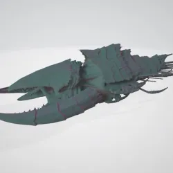 Space Bug Mother Ship with Massive Claws & Launch Bays