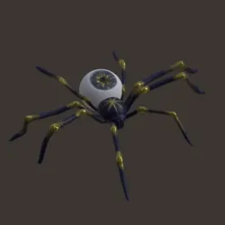 Spider with eye abdomen
