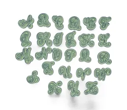Stamp Set ABC Love Alphabet Letters Stamp Set