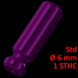 Standard Screwdriver Handle Ø 6, 1 needle screw