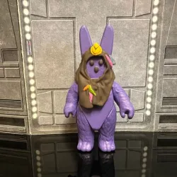 STAR WARS VINTAGE PEEPWOK EWOK, EASTER CANDY ACTION FIGURE, CUSTOM UNPRODUCED KENNER, HASBRO ACTION FIGURE