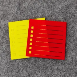 Sticky Note Bullet Stencil