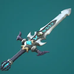 stylized sword for cosplay