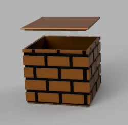 Super Mario Brick Block Storage Cube