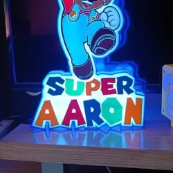 super mario bros customizable lamp
