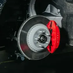 Tesla Disc Brake Clock