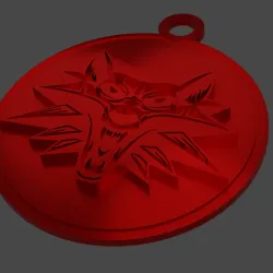 The witcher keychain / amulet