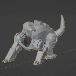 Transformers nanobots: Dinobot Sludge (dino mode)