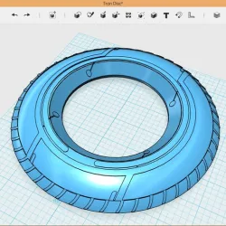 Tron Frisbee Legacy Identity Disk
