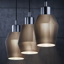 Twisted lamp shade for IKEA Skaftet
