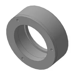 Typographical machine wheel roller assembly with cap d=44 d=33 for bearing