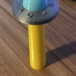 Ufo flying saucer - joint container with screw lid