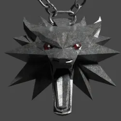 Wolf medallion - witcher