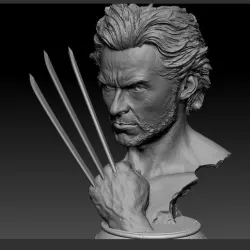 Wolverine Logan Bust