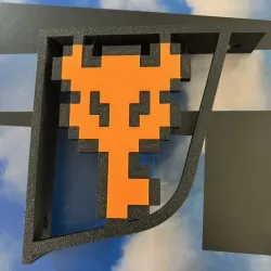 Zelda boss key square 8bits