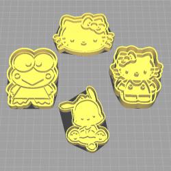 hello kitty and friends printables 3D Models | Page 1 | STLFinder