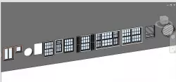141 Models Windows Revit 2015 3D model
