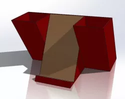 3D printable 2 in 1 phone and stationery stand 3D model
