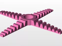 3D Printable soft gripper (Cable actuation)