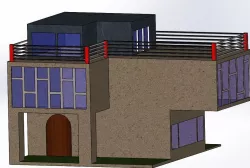 3D printable Villa 3D model