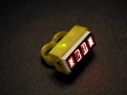 3D Printed LED Knuckle Jewelry