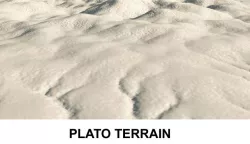 3d Terrain Plato 3D model