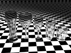 5 Inexpensive Glasses 3D model