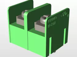 7.62mm 2P Screw Terminal