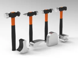 8 pcs Hammer & Dolly Auto Body Dent Repair Kit