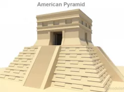 American pyramid 3D model
