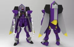 AMF-101 DINN Low-poly  3D model