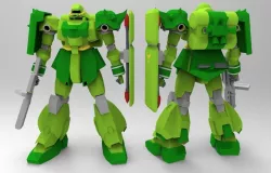 AMS-119 Geara Doga Low-poly  3D model
