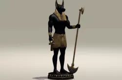Anubis Egypt Protector of the Dead 3D model