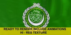 Arab League 3D model