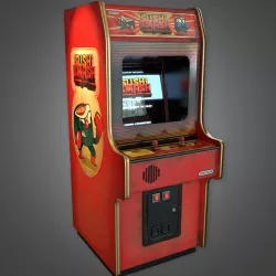 Arcade Cabinet 05 Arcades - PBR Game Ready Low-poly  3D model