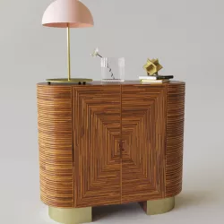 Avalon rattan bar 3D model