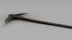 Axe double side Low-poly  3D model