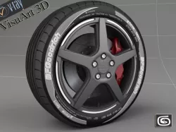BBS wheel 3D model