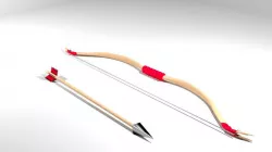 Bow and Arrow - Reflex 3D model