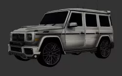 Brabus G500 Mercedes Benz 3D Model Luxury SUV 3D model