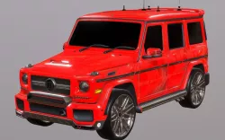 BRABUS G800 2018 Model Low-poly  3D model